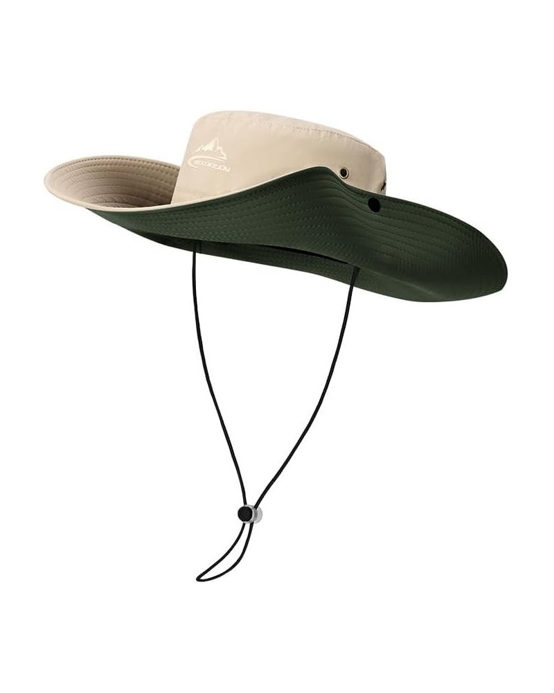 Wide Brim Sun Hats Wide Brim -Brown $8.09 Rain Hats