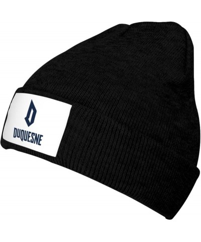 Duquesne University Logo Classic Warm Winter Knit Cap Fleece Lined Beanie Hat Black $11.67 Skullies & Beanies