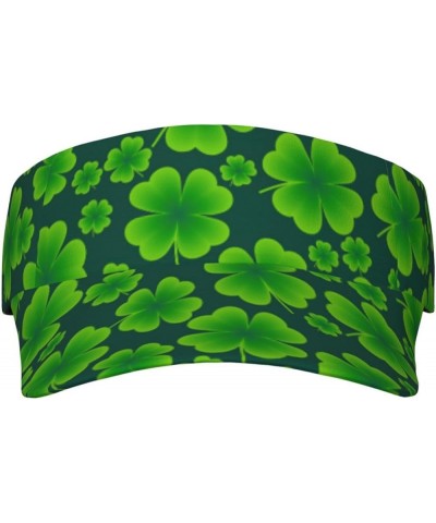 Happy St. Patrick's Day Shamrock Sun Sports Visor Men Women - One Size Cap Hat St. Patrick's Day-g0000000000006 $12.26 Visors