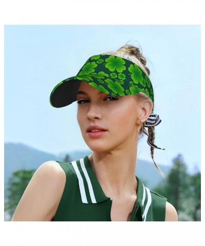 Happy St. Patrick's Day Shamrock Sun Sports Visor Men Women - One Size Cap Hat St. Patrick's Day-g0000000000006 $12.26 Visors