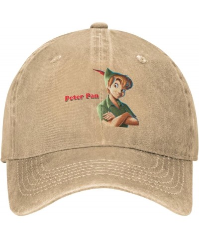 Peter and Pan Baseball Cap Outdoor Leisure Adjustable Vintage Classic Denim Hat Cotton Adult Unisex Black Natural $12.14 Base...