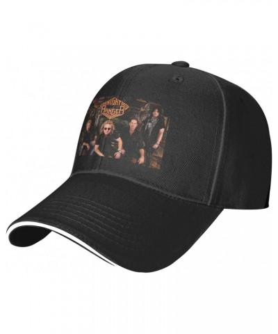 Night Rock Band Ranger Unisex Baseball Cap Trucker Hats Adjustable Breathable Mens Snapback Outdoor Cap Black $11.20 Baseball...