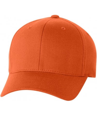 Wooly 6-Panel Cap (6277) Orange, S-M $10.39 Baseball Caps