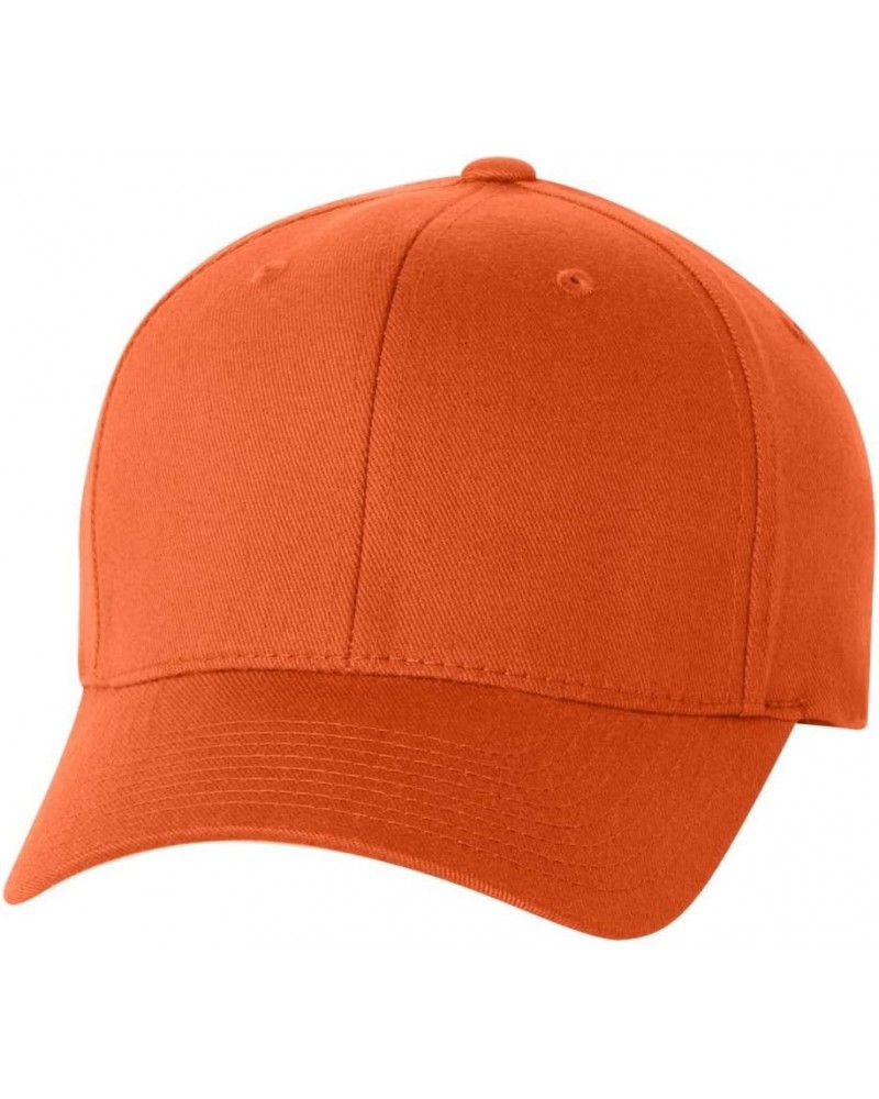 Wooly 6-Panel Cap (6277) Orange, S-M $10.39 Baseball Caps