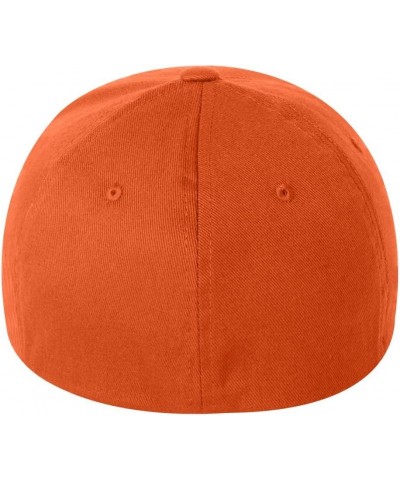 Wooly 6-Panel Cap (6277) Orange, S-M $10.39 Baseball Caps