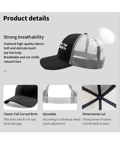 What's Up Brother Sun Hat Custom Hats for Men Camp Hat Apricot Allblack $10.47 Baseball Caps