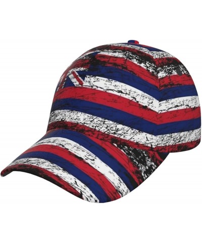 Hawaii State Flag Baseball Cap Workout Hats with Adjustable Strap for Men & Women Dad Hat Snapback Hat Flag-a4 $11.44 Basebal...