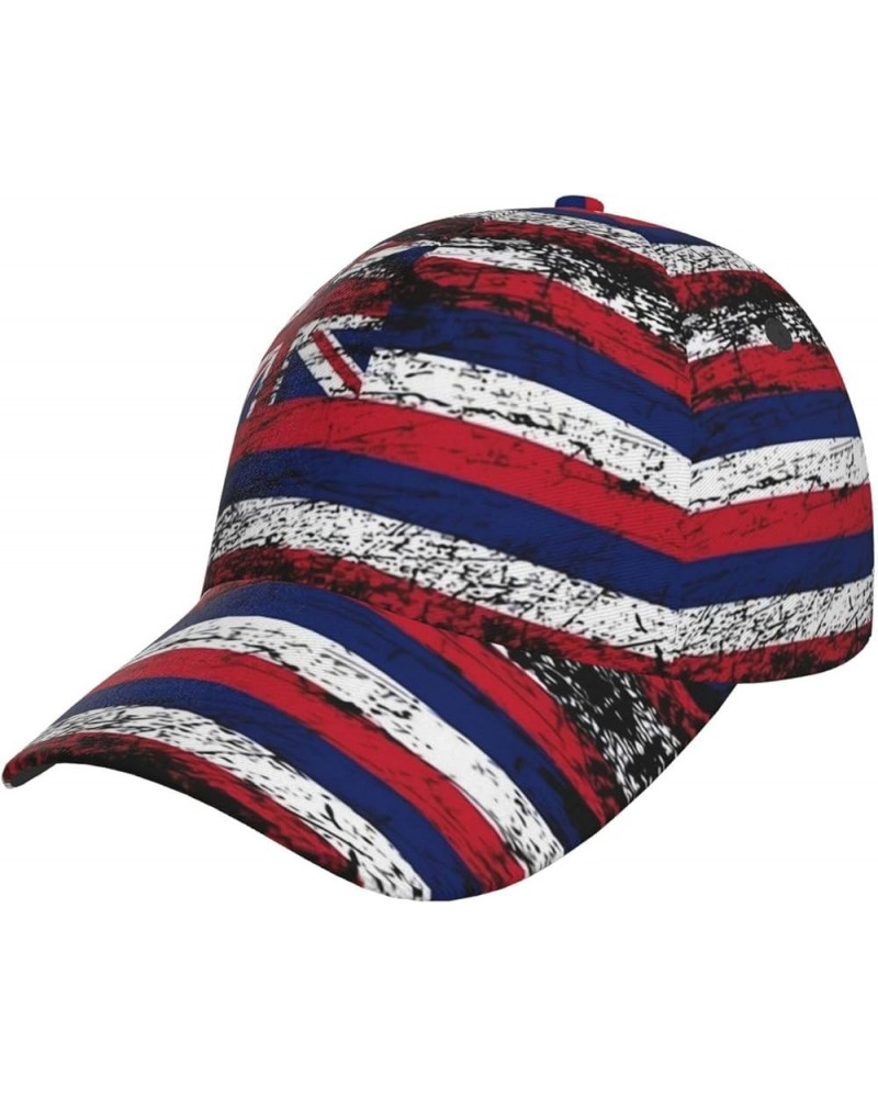 Hawaii State Flag Baseball Cap Workout Hats with Adjustable Strap for Men & Women Dad Hat Snapback Hat Flag-a4 $11.44 Basebal...