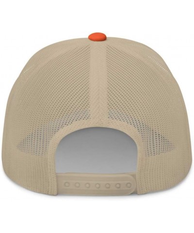 Make Abortion Illegal Again Hat (Embroidered Trucker Cap) Rustic Orange/ Khaki $18.82 Baseball Caps