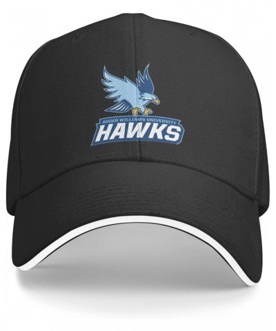 Roger Williams University Logo Sandwich Cap Unisex Classic Baseball Capunisex Adjustable Casquette Dad Hat Black $10.08 Baseb...