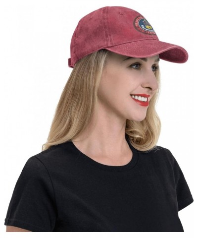 Seal of Colorado Retro Baseball Cap for Women Men Baseball Hat Golf Dad Hats Red $12.75 Baseball Caps