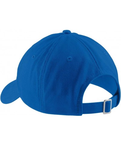 Ass Embroidered Adjustable Cotton Cap Dad Hat Royal $11.50 Baseball Caps