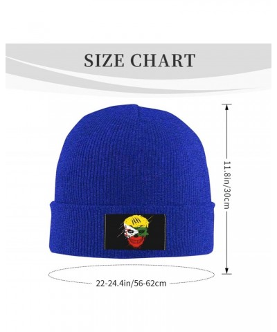 Creative Shan State National Army Patriot Skull National Flag Beanie Hat for Men Women Soft Cozy Skull Cap Winter Warm Knit H...