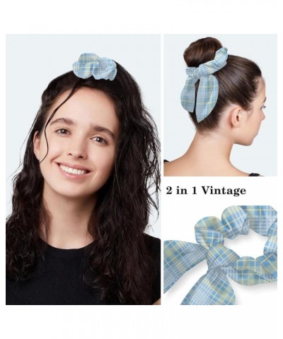 Deer Flower Plaid Bouffant Caps Ponytail Scrub Cap Gourd Shaped Working Hat Bunny Ear Bow Hair Ties Color 8 $9.87 Skullies & ...