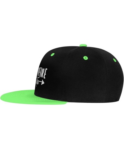 Camping Snapback Hat for Men Women Baseball Cap Trucker Flat Bill Hats Dad Caps Green $10.42 Baseball Caps