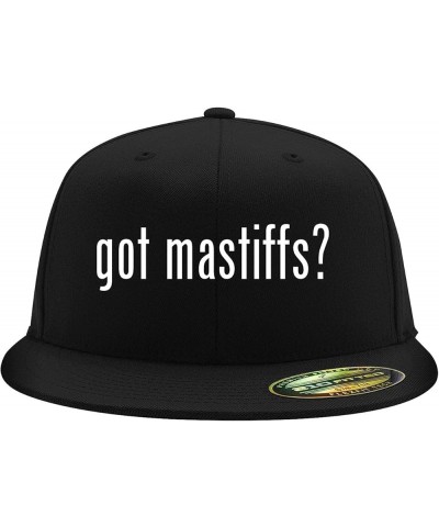 got Mastiffs? - Flexfit 6210 Structured Flat Bill Fitted Hat | Trendy Baseball Cap for Men and Women | Snapback Closure Black...