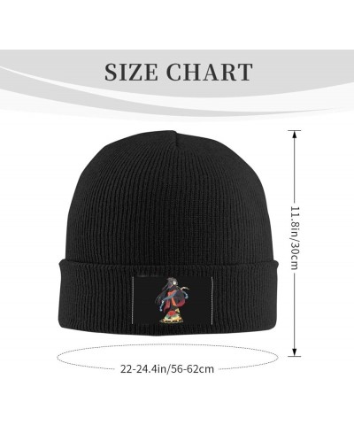 Arifureta Knit Hat Cap Beanie Warm Knitted Woolen Hats Fashionable Adults Stretch Black Black $11.17 Skullies & Beanies