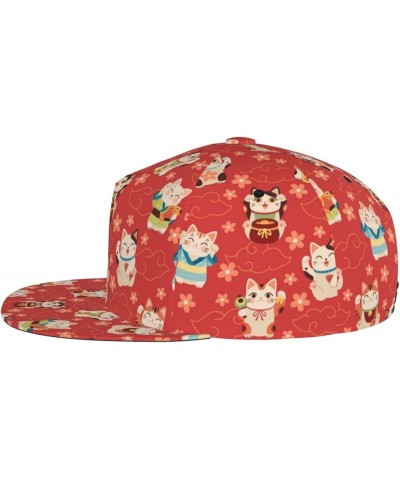 Cute Cat Pattern Baseball Hat Caps Sun Protection Hat Outdoor Trucker Hat Adjustable Size for Women Men Cat-5a $11.92 Basebal...