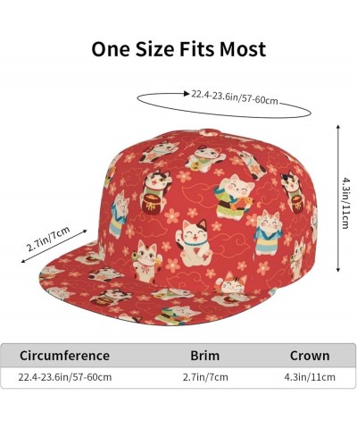 Cute Cat Pattern Baseball Hat Caps Sun Protection Hat Outdoor Trucker Hat Adjustable Size for Women Men Cat-5a $11.92 Basebal...