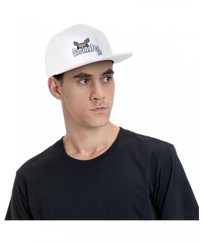 University of Akron Zips Hats for Men Flat Bill Fitted Caps Hiphop Rap Adjustable Baseball Trucker Dad Hat White $10.19 Baseb...