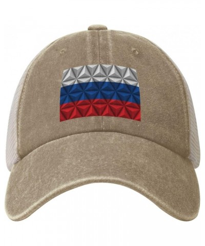 Slovak Flag with Polygonal Effect Retro Mesh Baseball Cap Men Women Sport Caps Trucker Hat Natural $13.43 Baseball Caps