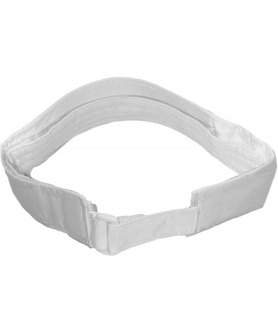 Womens Solid Foldable Sun Visor White $16.19 Visors