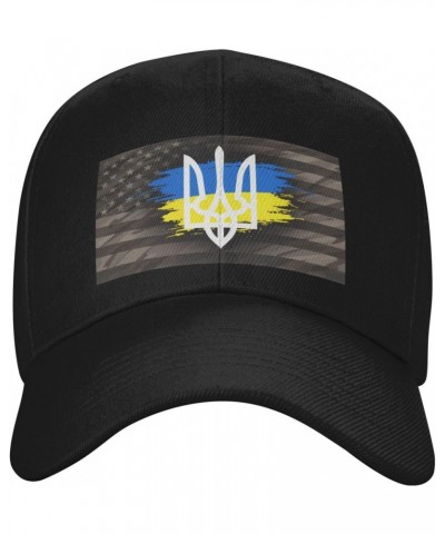 Ukraine Flag Classic Duckbill Caps for Stylish Sun Protection Black $13.27 Baseball Caps