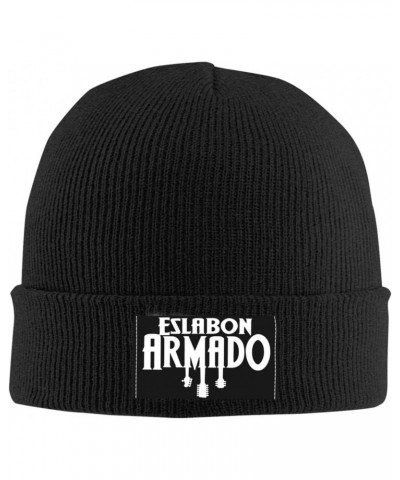 Eslabon Band Armado Beanie Hat Winter Warm Classic Knit Beanie Caps for Men's Womens Ski Cap Hip Hop Soft Knitted Caps Black ...