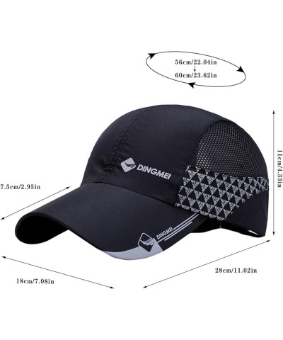 Baseball Cap for Men Women Adjustable Breathable Caps Distressed Dad Hat for Golf Cycling Running Fishing Blue-2 $7.92 Baseba...