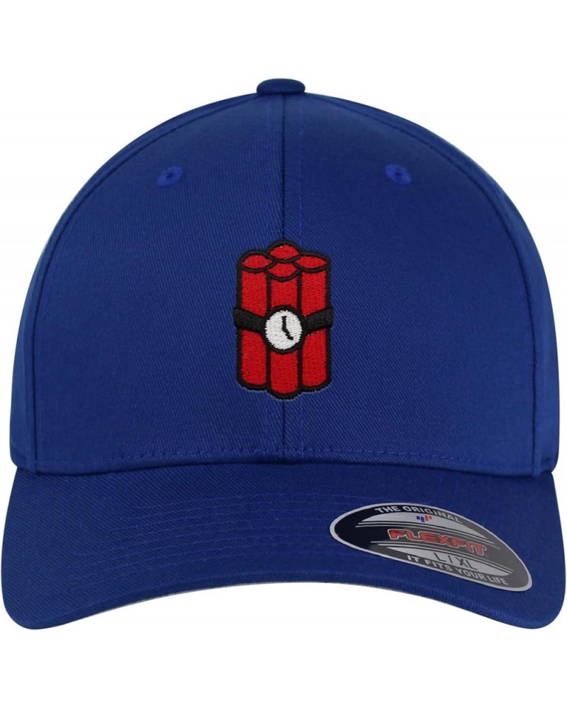 Flexfit TNT Embroidered Baseball Cap Bomb Blue $14.99 Baseball Caps