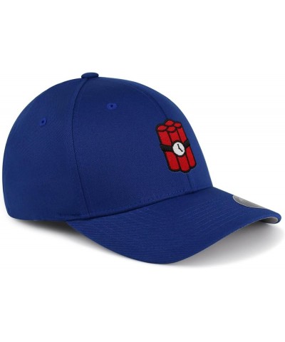 Flexfit TNT Embroidered Baseball Cap Bomb Blue $14.99 Baseball Caps