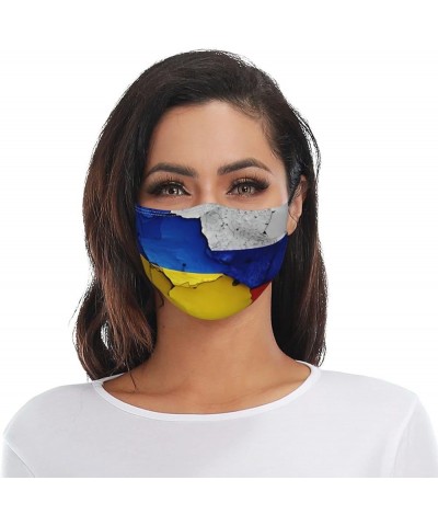 Flag of Ukraine Reusable Face Mask with Pocket, Washable Balaclava for Women Man Youth Flag of Ukraine-2 $9.47 Balaclavas