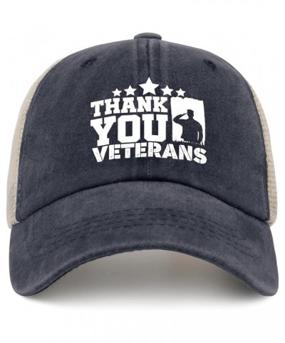 Thank You Veterans 4th of July Hats for Womens Baseball Cap Cool Washed Ball Caps Adjustable Purplish Blue04 $10.68 Baseball ...