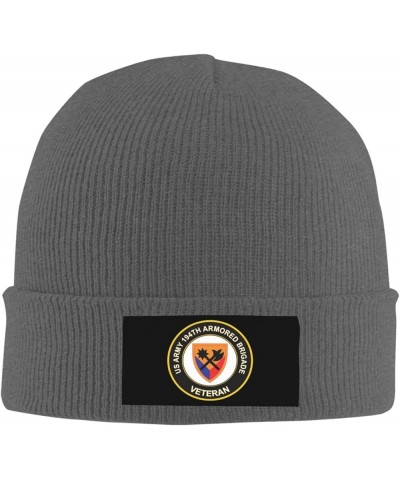 Us Army 194th Armored Brigade Veteran Beanie Hat Cap Knit Hat for Men Women Soft Warm Beanie Caps Deep Heather $17.97 Skullie...