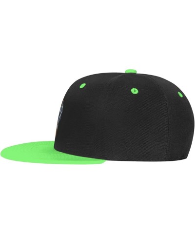 Cute Monkeys Baseball Cap for Men Women Snapback Hat Adjustable Flat Bill Hats Green $9.89 Baseball Caps