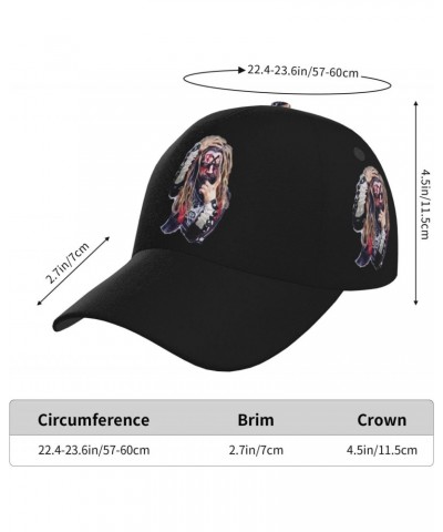 Baseball hat Fashion Baseball Cap for Rob Zom bies hat,Men's Adjustable Sun Hat for Sports Black $9.71 Baseball Caps