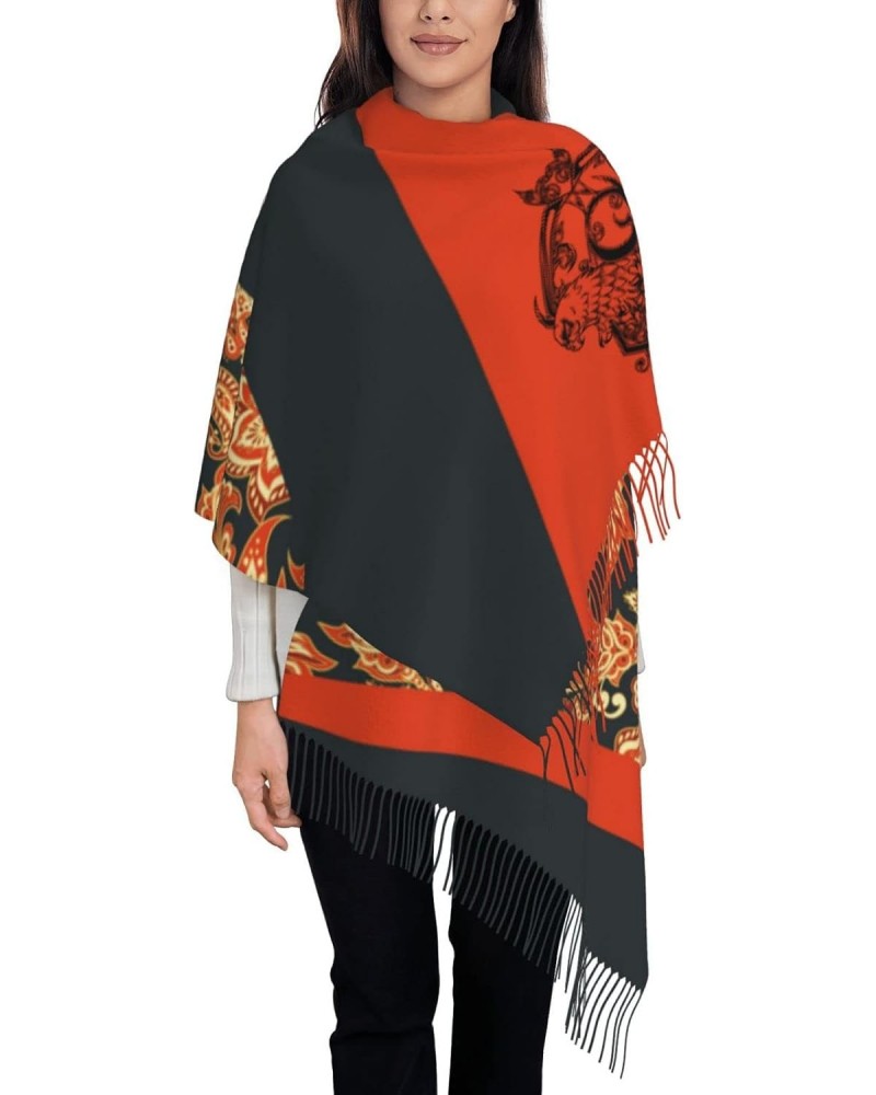 badgeLadies Cashmere Scarf Faux Cashmere Tassel Warm Shawl Long Scarf |Gift $14.57 Scarves