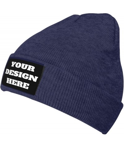 Custom Beanie Hats Personalized Beanies Hats Custom Knitted Hats Design Your Own Customized Gifts with Text Logo Name Image N...