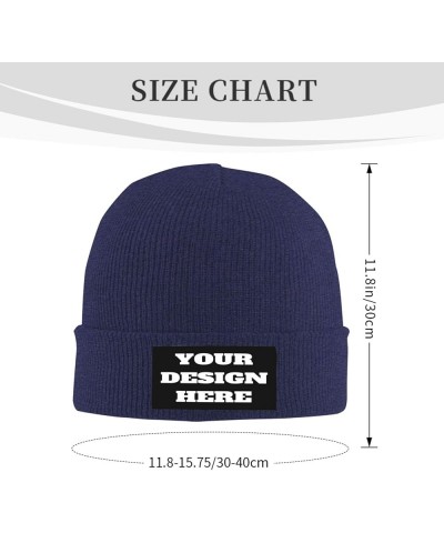 Custom Beanie Hats Personalized Beanies Hats Custom Knitted Hats Design Your Own Customized Gifts with Text Logo Name Image N...