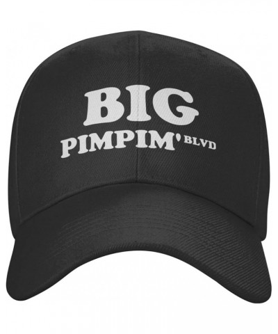 Men and Women Baseball Hat Big Pimpin' BLVD Vintage Dad Hat Adjustable Casquette Cap Black $10.46 Baseball Caps