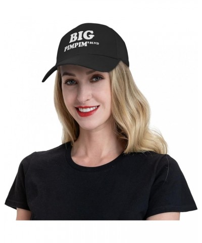 Men and Women Baseball Hat Big Pimpin' BLVD Vintage Dad Hat Adjustable Casquette Cap Black $10.46 Baseball Caps