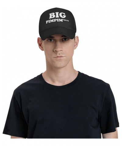 Men and Women Baseball Hat Big Pimpin' BLVD Vintage Dad Hat Adjustable Casquette Cap Black $10.46 Baseball Caps