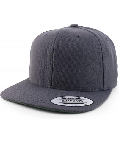 Small Number 88 Back Embroidered Flatbill Snapback Charcoal $18.87 Baseball Caps