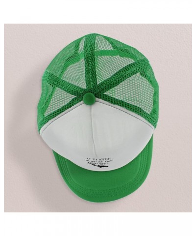 Scubadiving at The Bottom Farther Away from Idiots Trucker Hat 1 Green $15.98 Baseball Caps