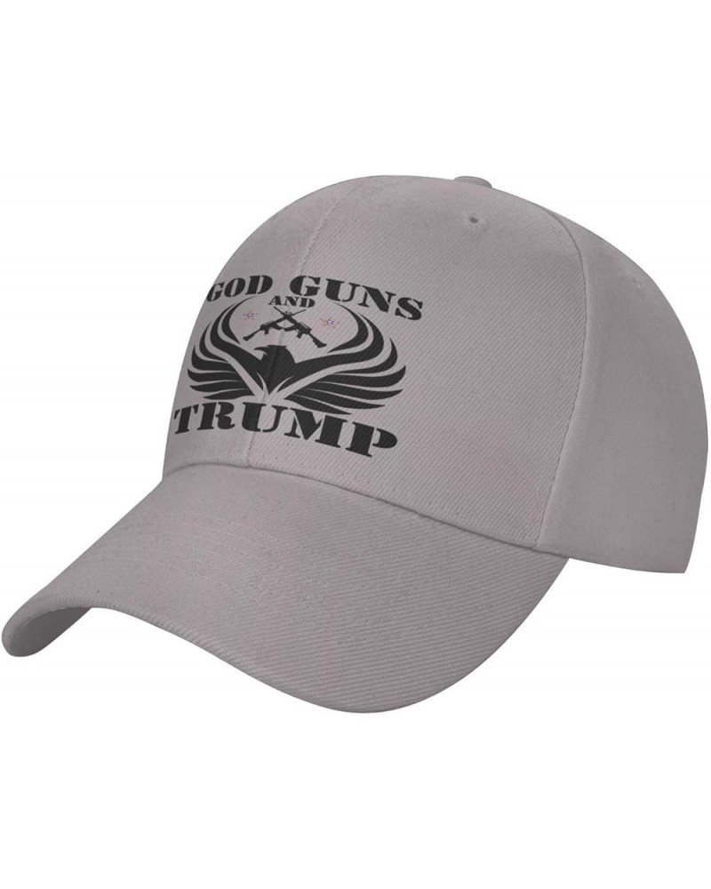 God Guns and Trump 2nd 45 47 Amendment Flag American Flag Trump 2024 Hat Men Women Dad Hat Baseball Cap Trucker Hat Gray $17....