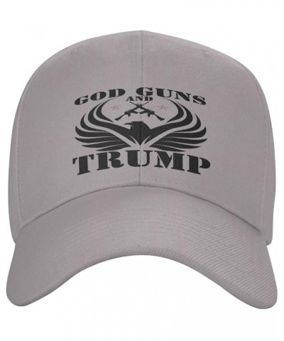 God Guns and Trump 2nd 45 47 Amendment Flag American Flag Trump 2024 Hat Men Women Dad Hat Baseball Cap Trucker Hat Gray $17....