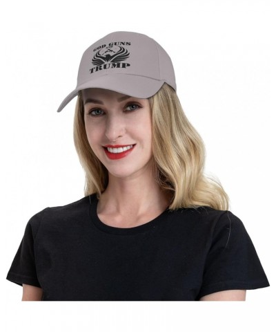 God Guns and Trump 2nd 45 47 Amendment Flag American Flag Trump 2024 Hat Men Women Dad Hat Baseball Cap Trucker Hat Gray $17....