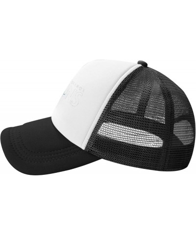 Eckerd College Logo Trucker Hats for Both Men and Women - Mesh Baseball Snapback Hats Black $13.92 Baseball Caps