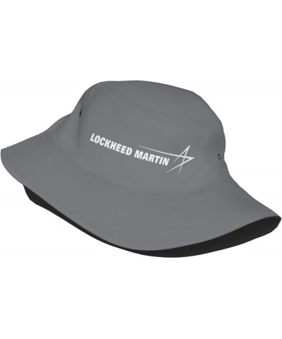 Lockheed Martin Bucket Hats Fashion Sun Cap Packable Outdoor Fisherman Hat Black $14.49 Bucket Hats