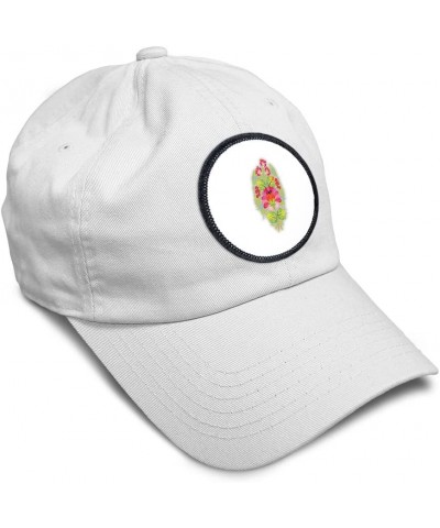 Soft Baseball Cap Colorful Flowers Vintage Look I Nature Flowers & Plants White Circle Patch $15.65 Baseball Caps